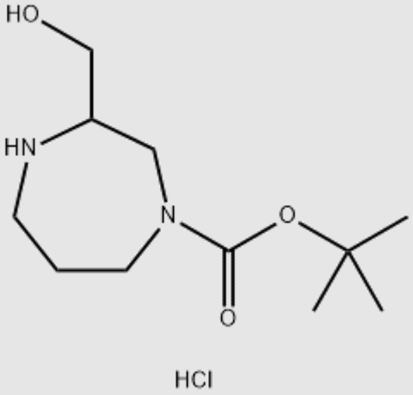 tert-butyl 3-(hydroxymethyl)-1,4-diazepane-1-carboxylate HCl